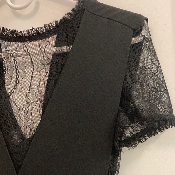 Zara black lace jumpsuit. Size XS. - Picture 6 of 8